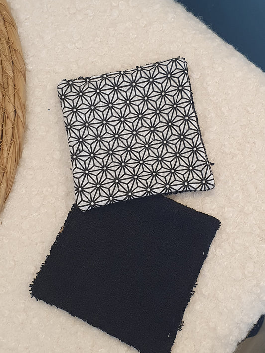 Carré visage "Warzu Noir"