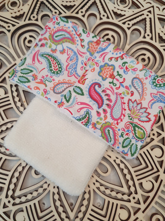 Carré Visage "Jaypur White"