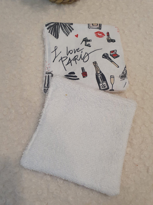 Carré Visage "Parisienne Blanche"