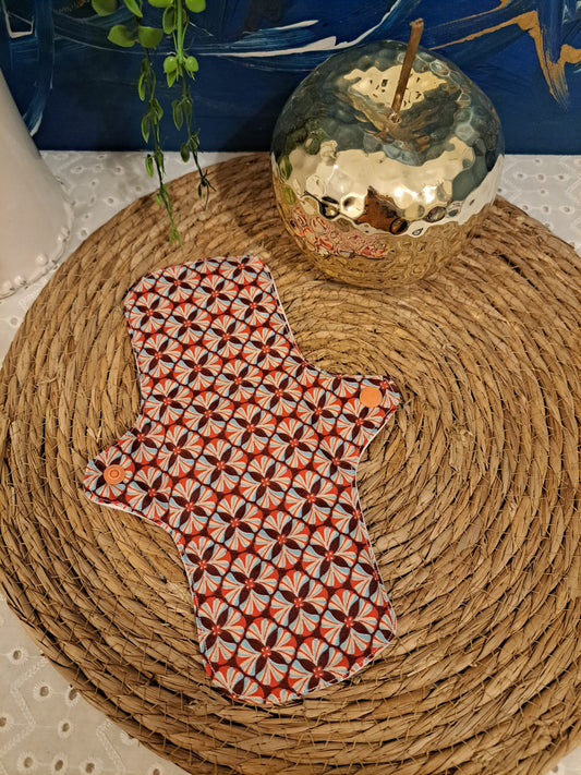 Serviette Hygiénique Lavable Flux Normal (Grande Taille) "Caléidoscope"